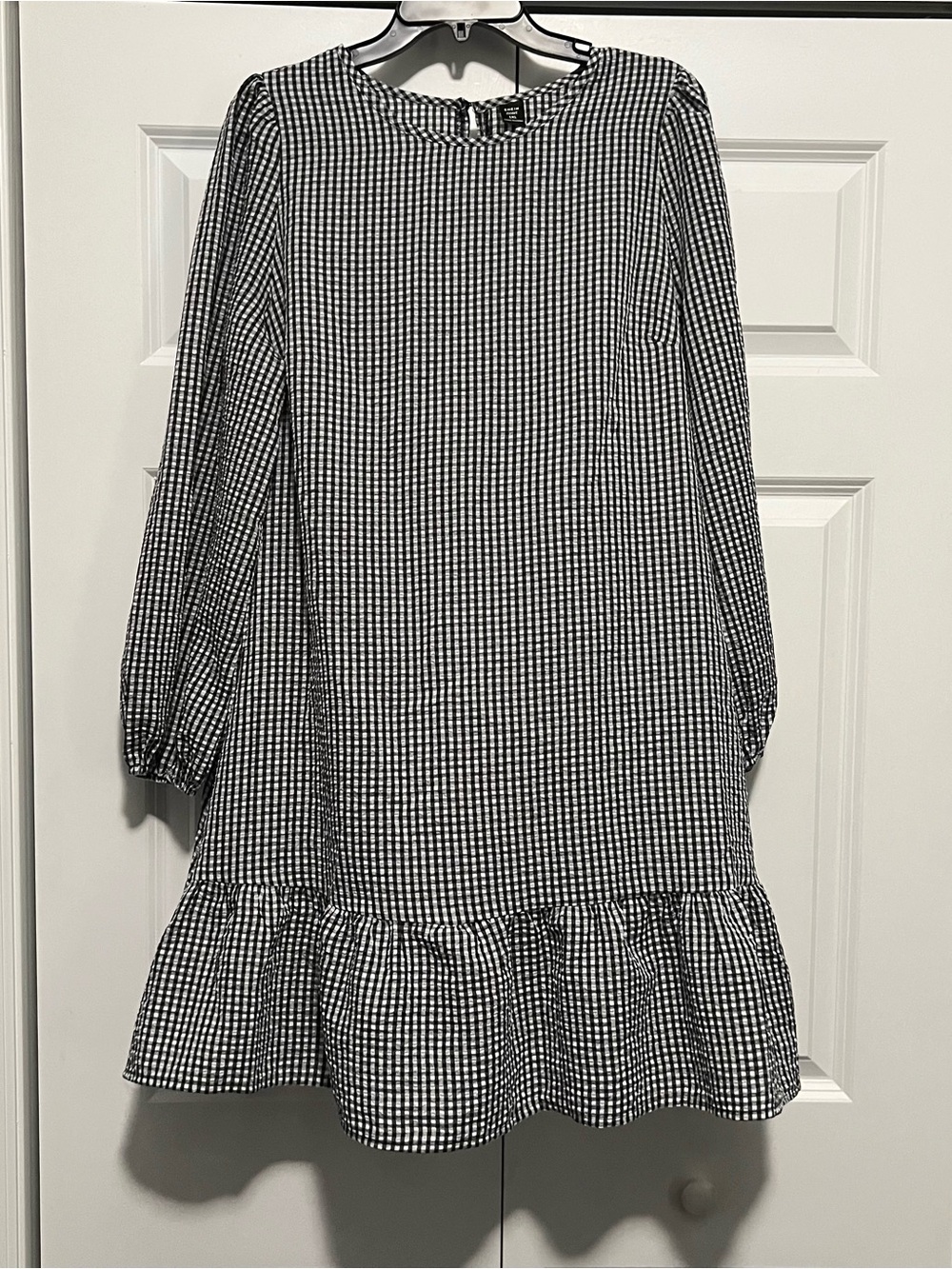Shein Gingham Ruffle Mini Dress